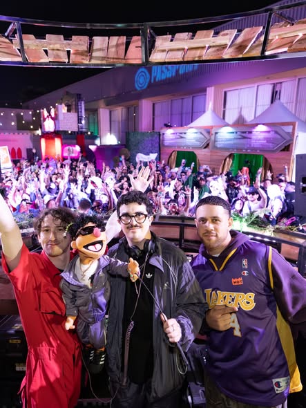 LMNOP on stage at Beyond Wonderland